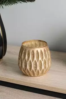 Подсвечник стеклянный Mattegold COINCASA