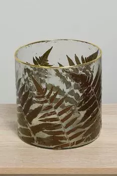 Подсвечник стеклянный с принтом Getaway Chic Kersten