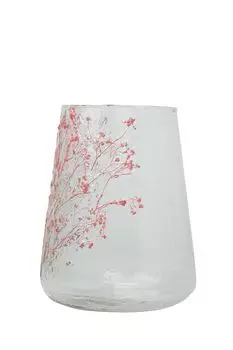 Подсвечник стеклянный с принтом Kersten