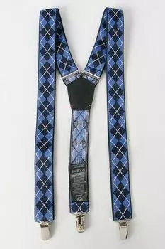 Подтяжки с геометрическим принтом LERROS