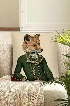 Подушка декоративная из гобелена с принтом Коллекция коты и собаки Le Gobelin