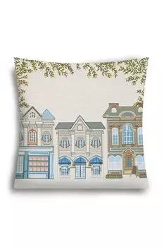 Подушка декоративная из гобелена с принтом Лиссабон Le Gobelin