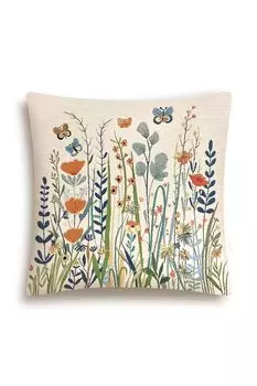 Подушка декоративная из гобелена с принтом Разнотравье Le Gobelin