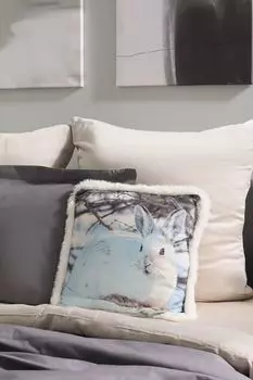 Подушка декоративная с принтом COSY @ HOME