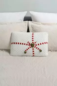 Подушка декоративная с принтом Gift White COINCASA