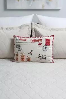 Подушка декоративная с принтом Postcard COINCASA