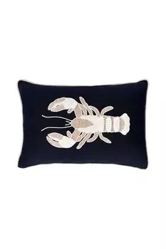 Подушка декоративная с принтом Sea treasures Tkano