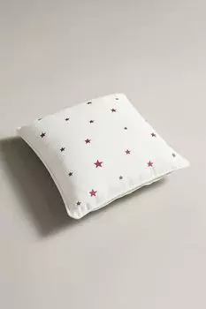 Подушка декоративная с вышивкой Stars Red COINCASA