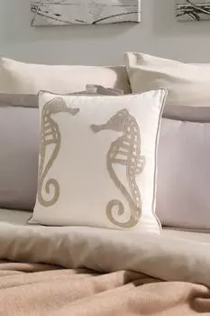 Подушка декоративная Seahorses Beige COINCASA