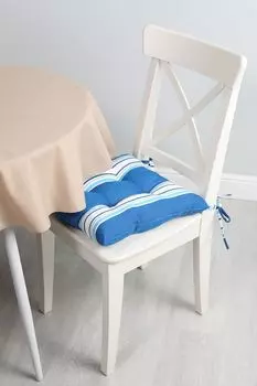 Подушка на стул на завязках с принтом COINCASA