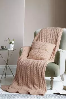 Покрывало из шерсти и хлопка текстурное Sofi De MarkO