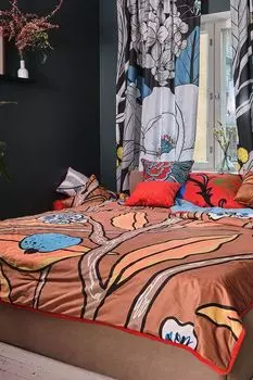 Покрывало с принтом Iris Moroshka