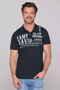 поло blue navy CAMP DAVID