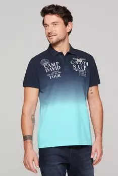 Поло blue navy CAMP DAVID