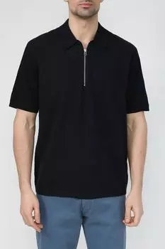 Поло хлопковое на молнии Casual Friday