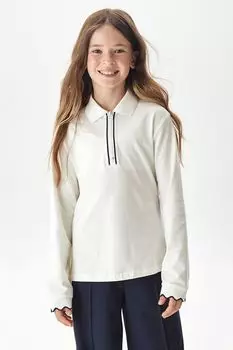 Поло хлопковое на молнии SMENA