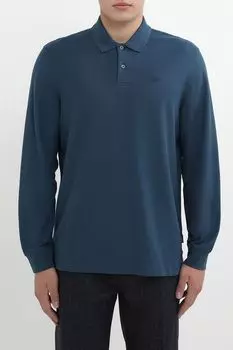 Поло хлопковое с длинным рукавом Bugatti