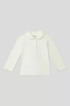 Поло хлопковое с длинным рукавом Fagottino