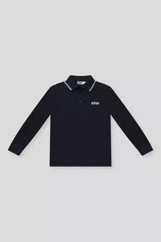 Поло хлопковое с длинным рукавом GIOCO