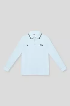 Поло хлопковое с длинным рукавом GIOCO