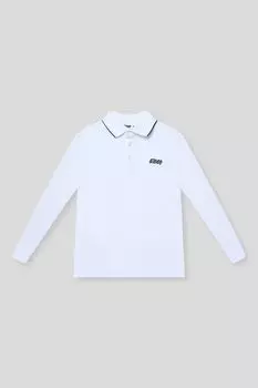 Поло хлопковое с длинным рукавом GIOCO