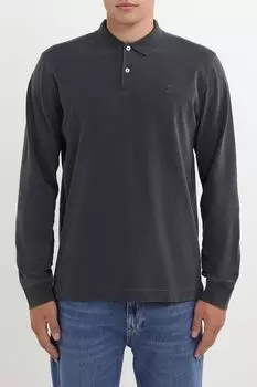 Поло хлопковое с длинным рукавом Marc O'Polo