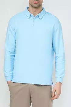 Поло хлопковое с длинным рукавом MARCO DI RADI