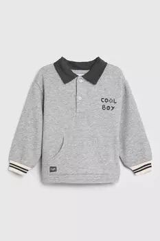 Поло хлопковое с длинным рукавом Mayoral