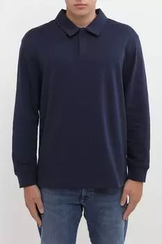 Поло хлопковое с длинным рукавом Oulyss