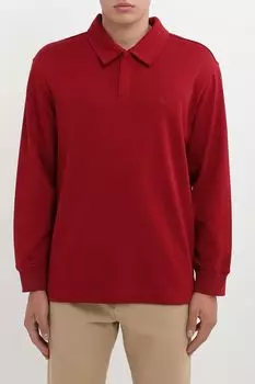 Поло хлопковое с длинным рукавом Oulyss