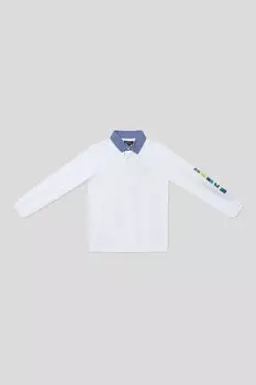 Поло хлопковое с длинным рукавом OVS