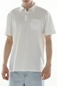 Поло хлопковое с карманом LERROS