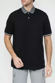 Поло хлопковое с контрастными деталями Bugatti