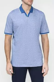 Поло хлопковое с контрастными деталями Bugatti