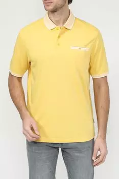 Поло хлопковое с контрастными деталями Bugatti