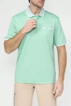 Поло хлопковое с контрастными деталями Bugatti