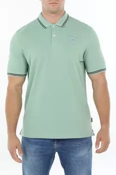 Поло хлопковое с контрастными деталями Bugatti