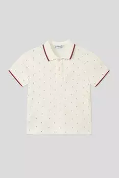 Поло хлопковое с контрастными деталями Mayoral