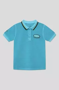 Поло хлопковое с контрастными деталями OVS