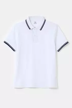 Поло хлопковое с контрастными деталями OVS