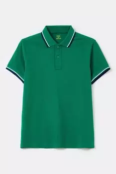 Поло хлопковое с контрастными деталями OVS