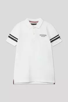 Поло хлопковое с контрастными деталями Tommy Hilfiger