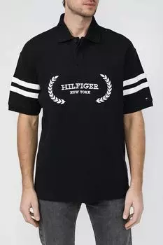 Поло хлопковое с контрастными деталями Tommy Hilfiger