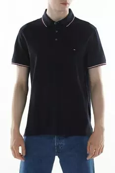 Поло хлопковое с контрастными деталями Tommy Hilfiger
