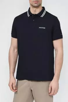 Поло хлопковое с контрастными деталями Tommy Hilfiger