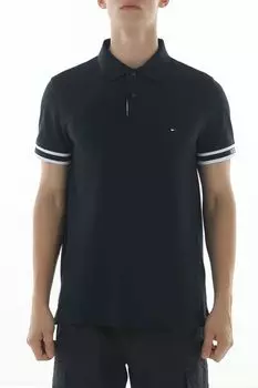 Поло хлопковое с контрастными деталями Tommy Hilfiger