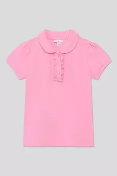 Поло хлопковое с отделкой на планке Fagottino