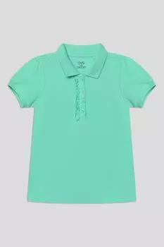 Поло хлопковое с отделкой на планке OVS