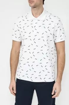 Поло хлопковое с принтом D.Molina