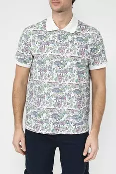 Поло хлопковое с принтом D.Molina